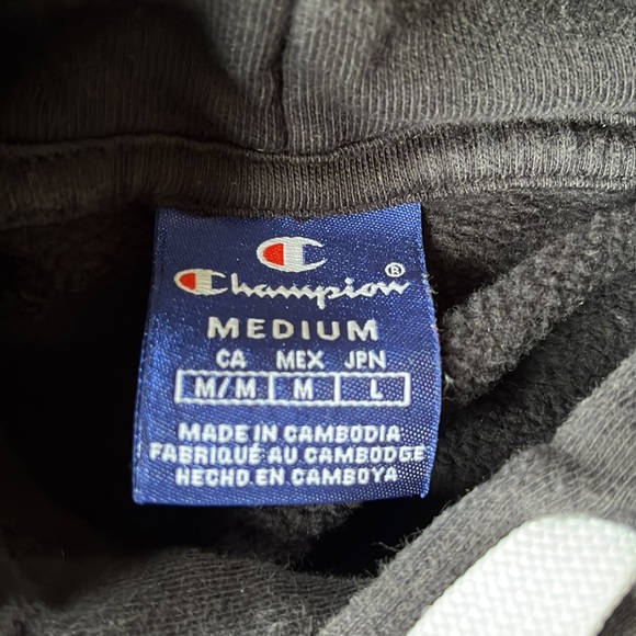 Champion Mario gently worn hoodie size S cotton poly blend. - Picture 2 of 5